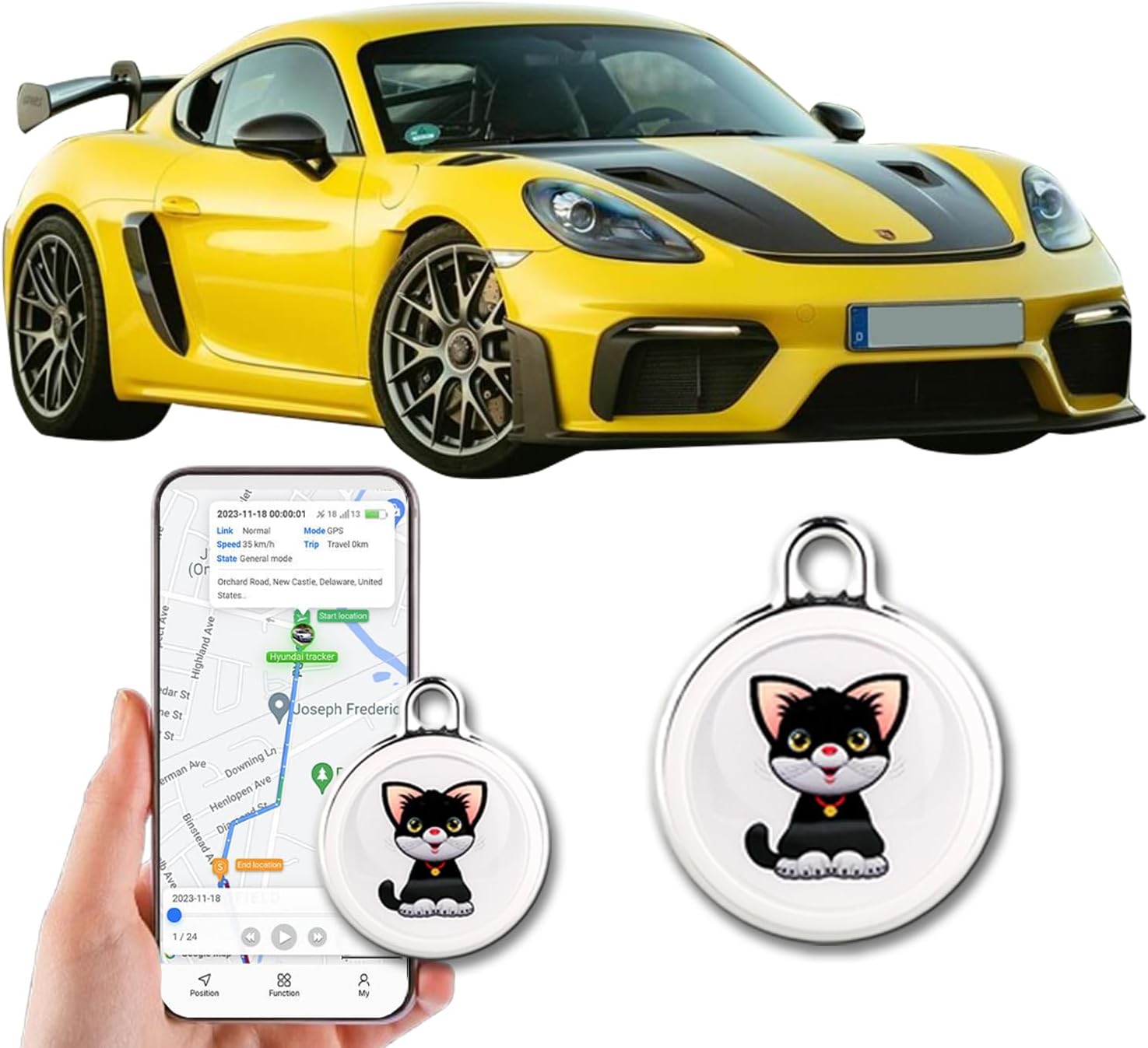 GPS Tracker: No SIM, No Fees, US Coverage