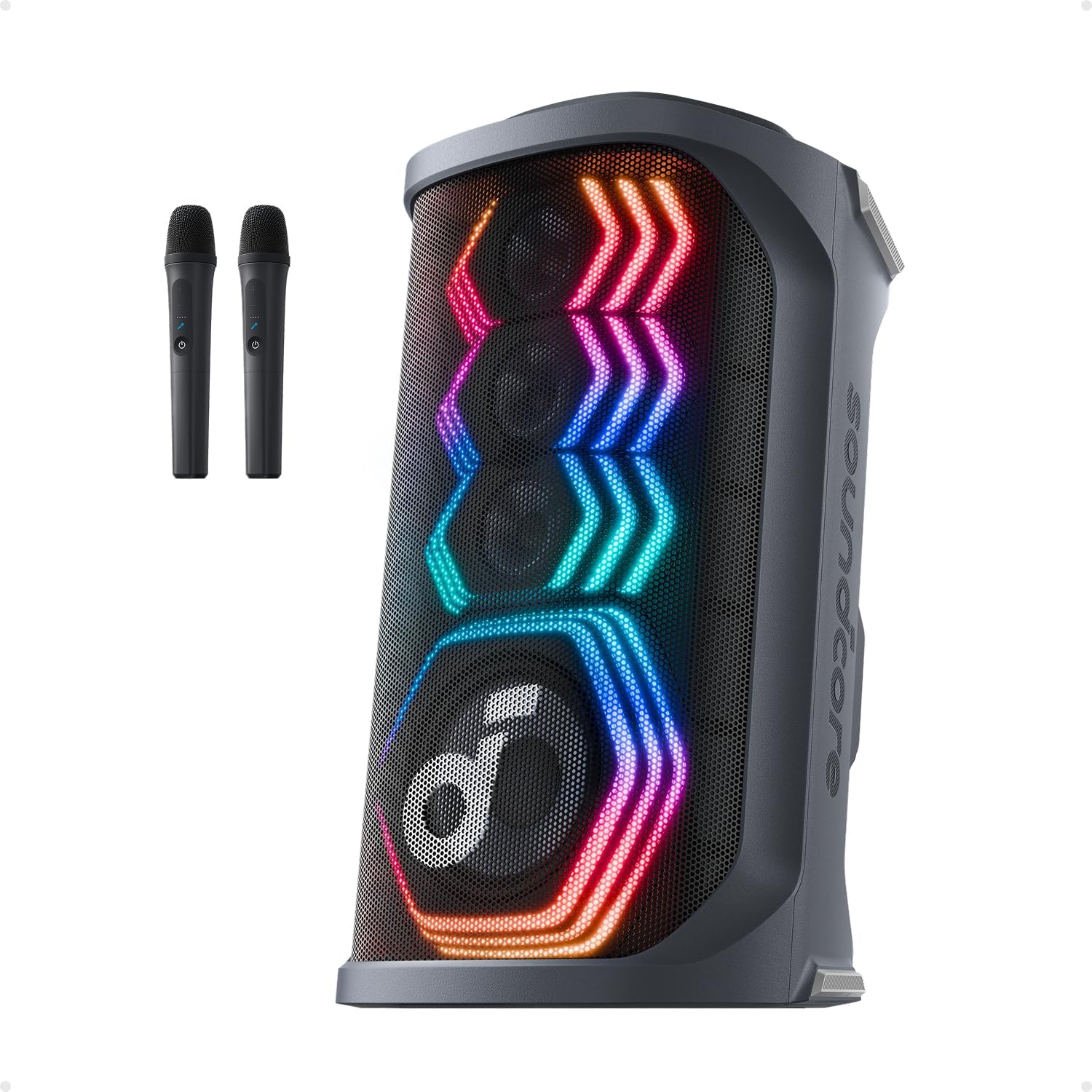 Soundcore Rave 3S: 200W PA Speaker & Mics