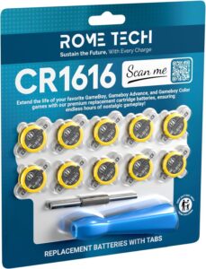CR1616 Batteries + Screwdriver Set (10-Pack)