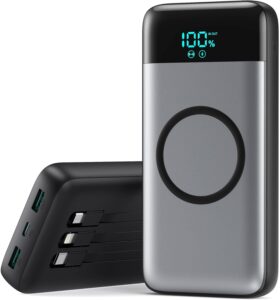 40800mAh 7-in-1 Wireless Power Bank w/ LCD
