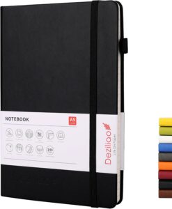 Deziliao Hardcover Notebook, 5.7x8.4", Ruled
