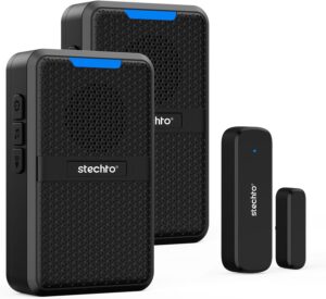 STECHRO Door Chime, 62 Tunes, 2 Receivers