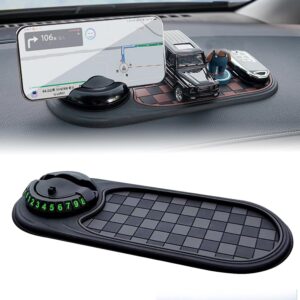 Rotatable Anti-Slip Car Dashboard Mat & Phone Holder