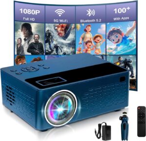 5G WiFi Bluetooth Smart Projector 1080P