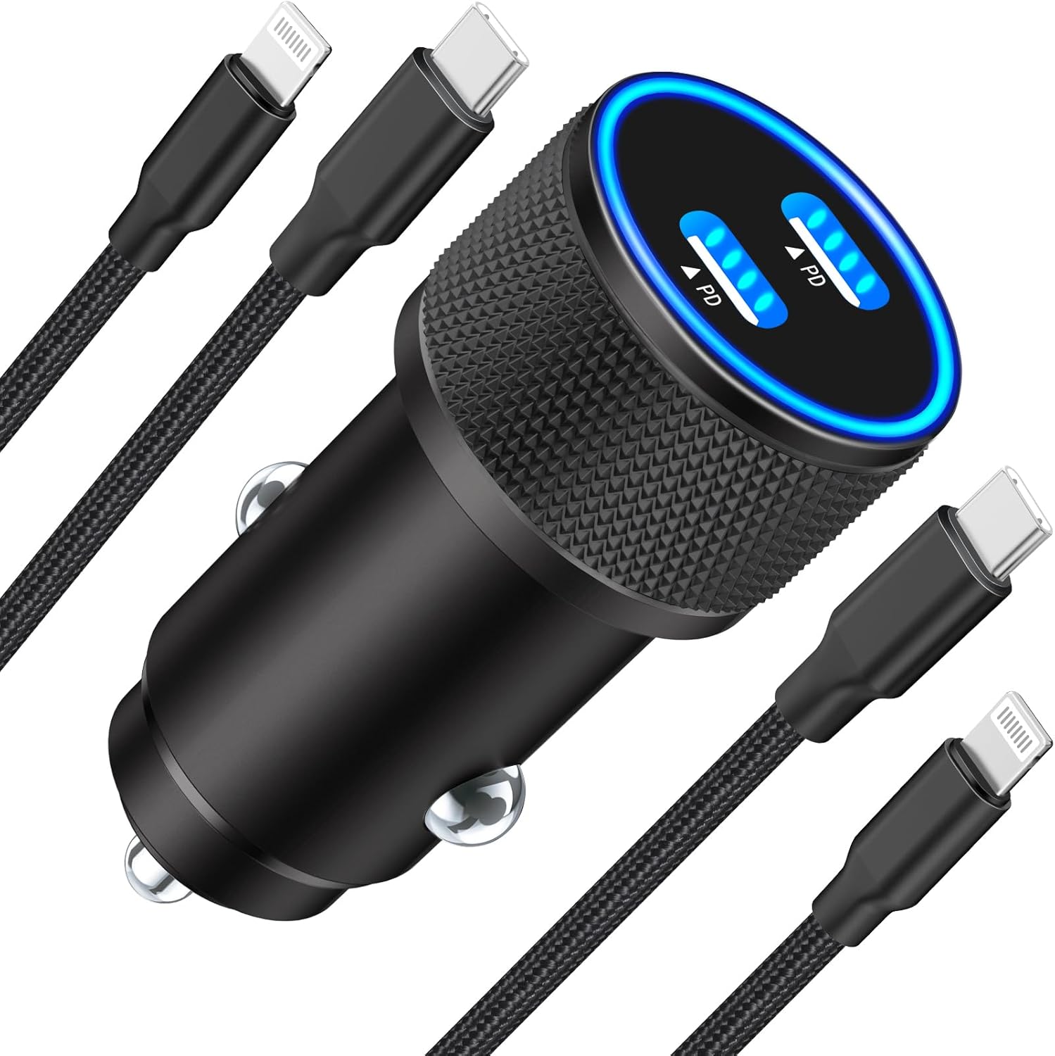 Linocell 60W Car Charger with Cables