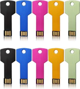 JUANWE 8GB 10-Pack USB 2.0 Flash Drives