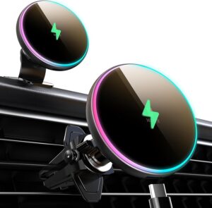 Magnetic 15W Wireless Car Charger