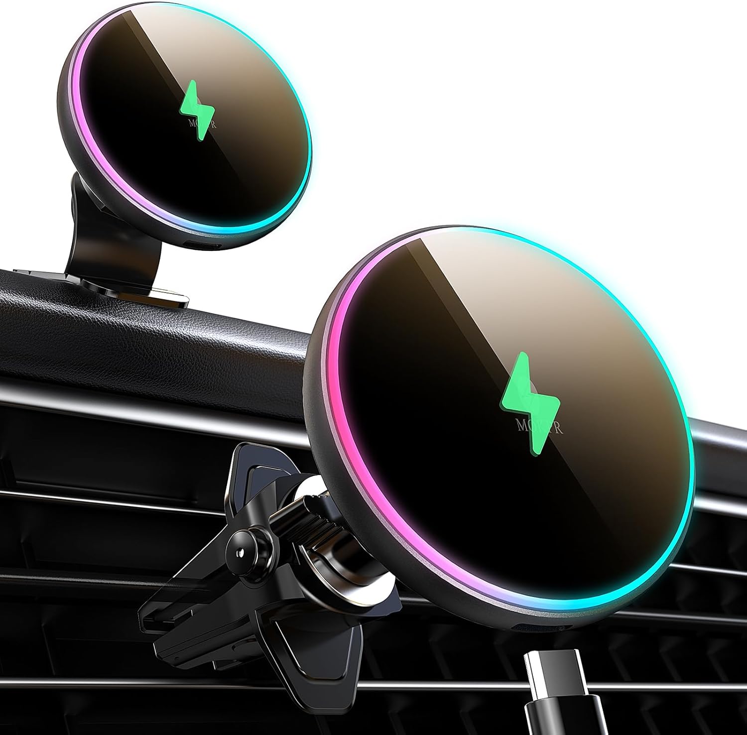 Magnetic 15W Wireless Car Charger