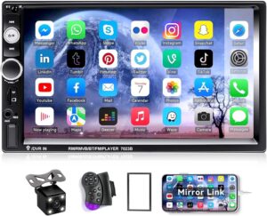 CAMECHO 7" Bluetooth MP5 Player & Backup Camera