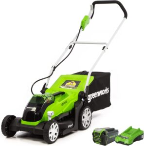 Greenworks 40V 14" Cordless Mower w/Battery