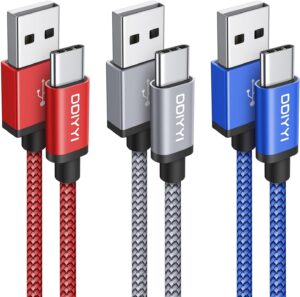 USB C Cable 10ft 3-Pack Fast Charging