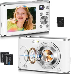 48MP 16X Zoom Vlogging Camera, 32GB Card