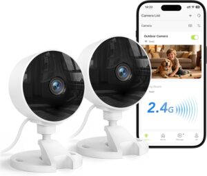 GNCC 2-Pack Indoor Security Cameras