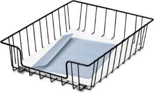 Fellowes 3" Wire Desk Tray, Black