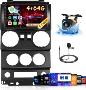 9" Android Car Stereo for Jeep Wrangler 2007-2010