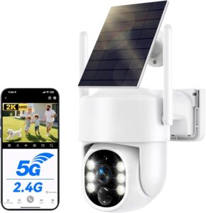 Solar Security Cam: 5G, PTZ, AI, Color Night