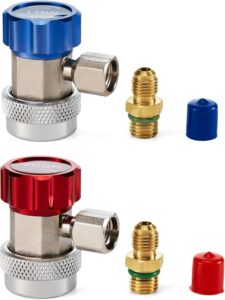 Orion R134a AC Adapters, 1/4" Flares, 2pcs