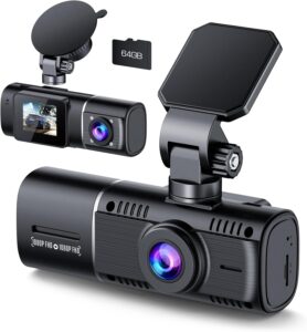 Dash Cam Front & Inside 1080P