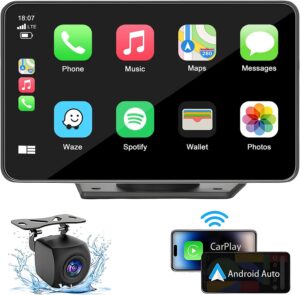 7" HD Wireless CarPlay Android Auto Car Stereo