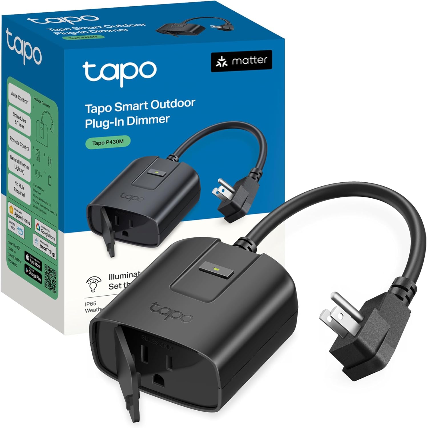 Tapo Outdoor Smart Dimmer Plug