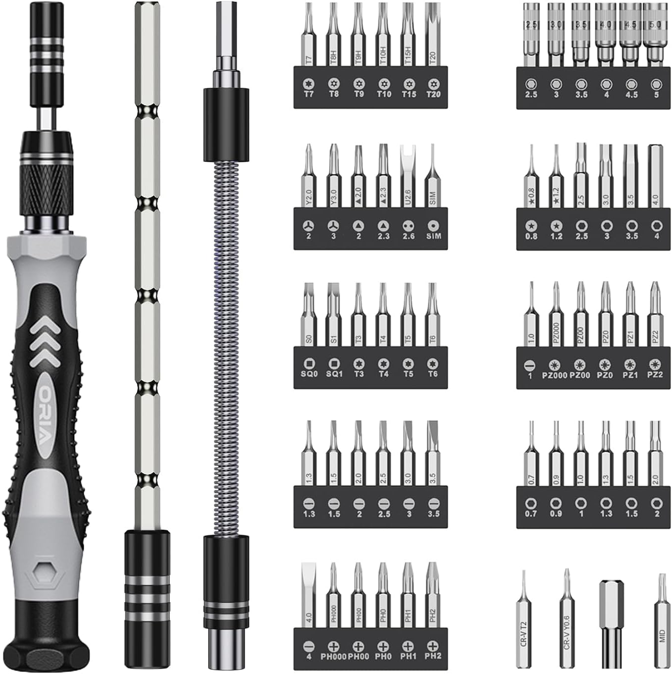 ORIA 61-in-1 Magnetic Screwdriver Set