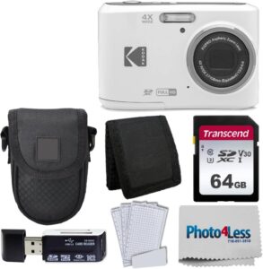 Kodak PIXPRO FZ45 Camera Bundle (White)