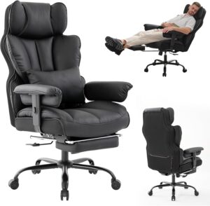 Big & Tall 400lb PU Leather Office Chair
