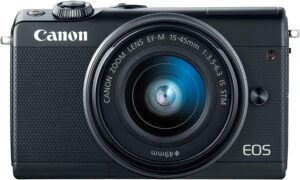 Canon EOS M100 w/ 15-45mm Lens (Black)