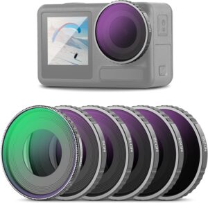 NEEWER 6-Pack ND Filter Set for DJI Osmo Action