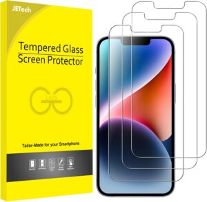 JETech iPhone 14 Plus Screen Protector, 3-Pack