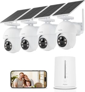 Solar Outdoor Cam Kit 4Pk 2K