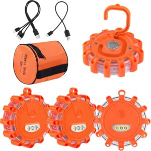 AK LED Rechargeable Road Flares