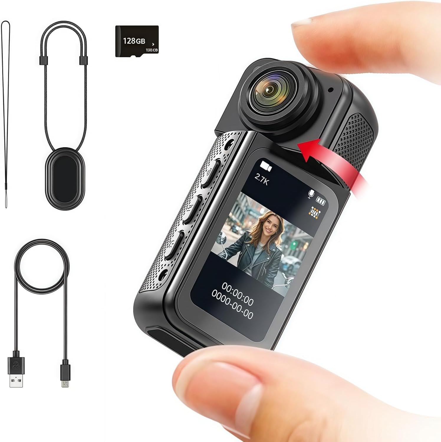 128GB FHD Mini Body Camera