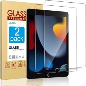 iPad 9/8/7 10.2" 2 Pack Glass Screen Protector