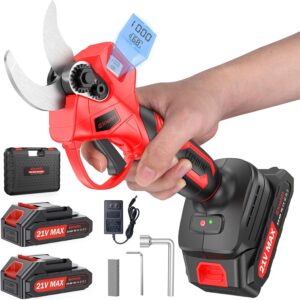 Electric Pruning Shears w/ LCD, 1.4" Cut