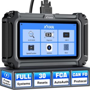XTOOL D6S OBD2 Scanner, 30 Resets, Lifetime Update