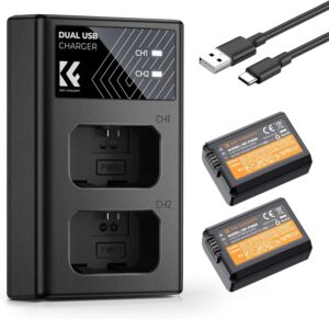 K&F NP-FW50 Battery & Dual Charger