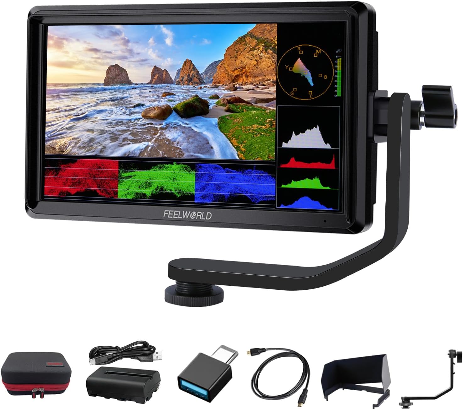 FEELWORLD S55 6" FHD 4K Monitor Bundle