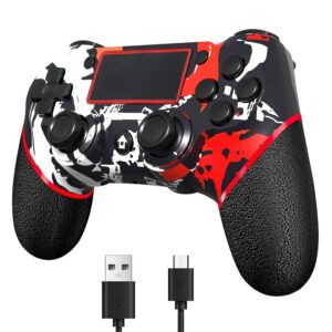 SZDILONG Wireless PS4 Controller - Red