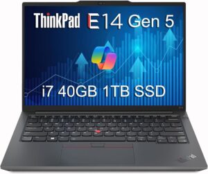 Lenovo ThinkPad E14, i7-1355U, 40GB RAM, 1TB SSD