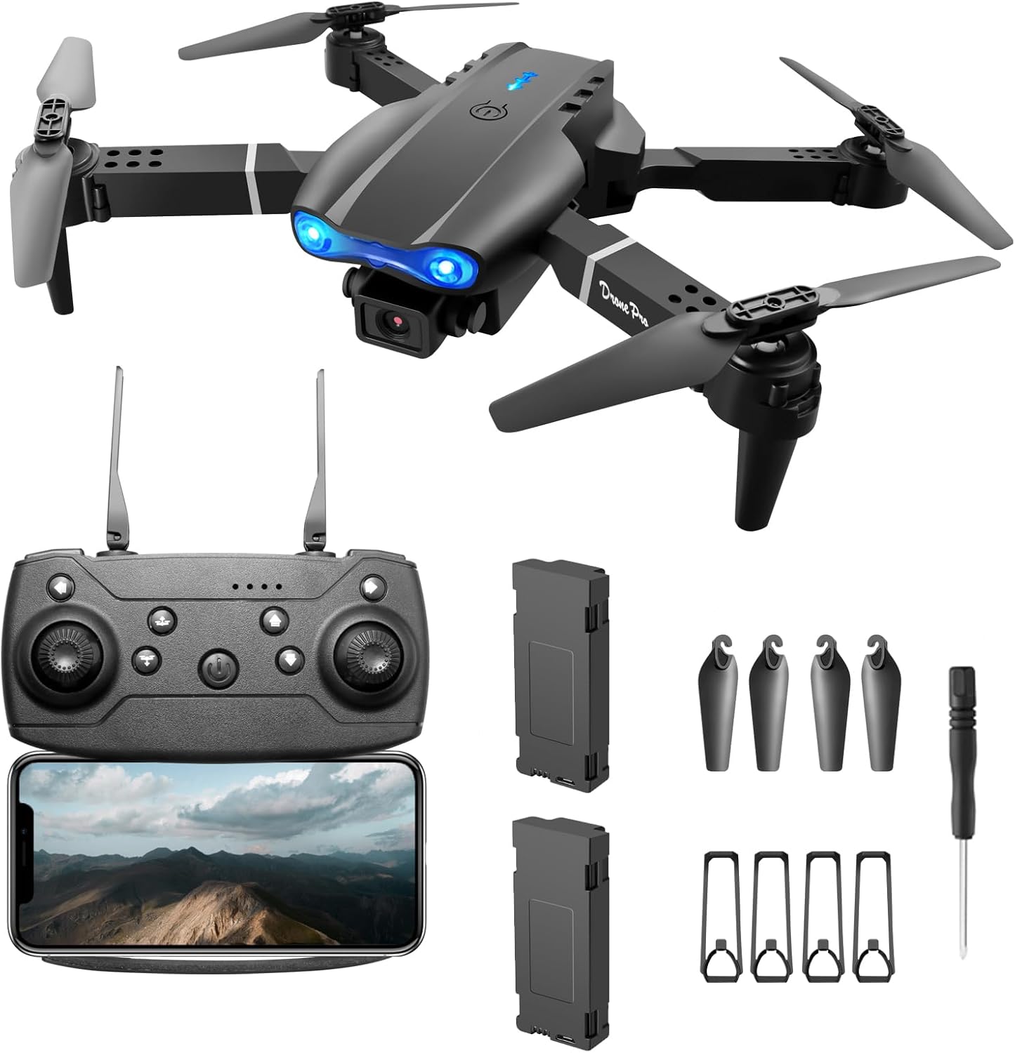 Upgraded 1080P Dual Camera FPV Drone