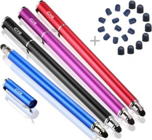 2-in-1 Capacitive Stylus, 4-Pack