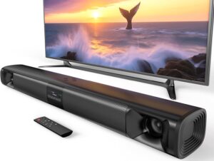 80W Soundbar w/Detachable Design, BT/ARC/AUX/Optical