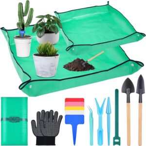 2Pcs Foldable Waterproof Plant Repotting Mats