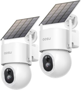 AOSU 3K 5MP Outdoor Security Camera 2-Pack