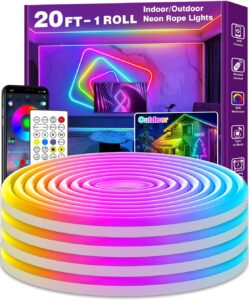 AILBTON 20Ft RGB Neon Rope Lights