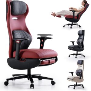 EMIAH Ergonomic Office Chair with Footrest