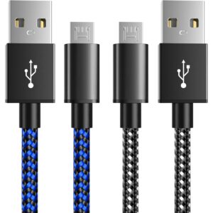 6amLifestyle 10ft PS4 Controller Charger Cable 2-Pack