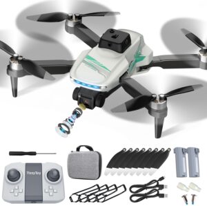 4K FPV Foldable Drone, 40 Min Flight, APP Control
