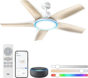 Dreo 52" Smart Ceiling Fan with RGB Light